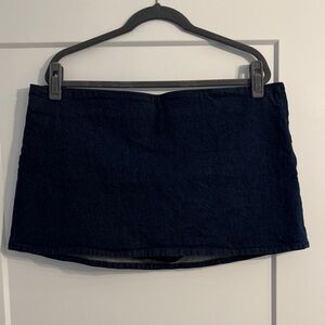 Abercrombie & Fitch Blue Denim Mini Skirt
